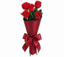 Букет 5 Красных роз Эдлесс Лав в Центральный