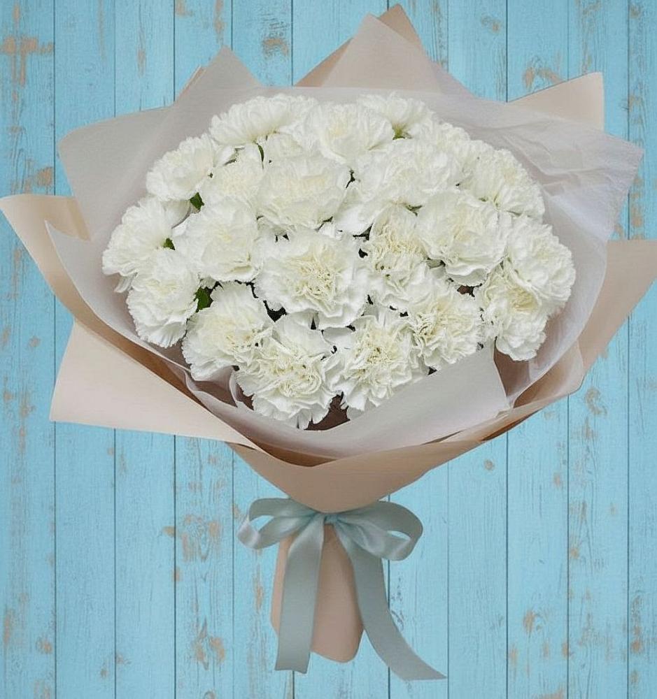 Букет цветов из: Гвоздики в Центральный