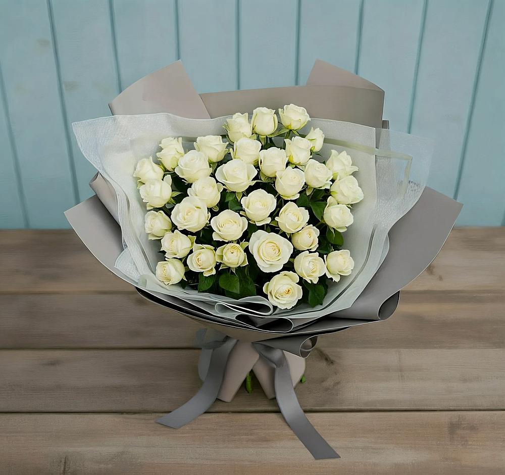 Букет Белоснежная нежность в Центральный