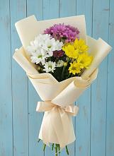 Букет цветов из:  Хризантемы в Центральный