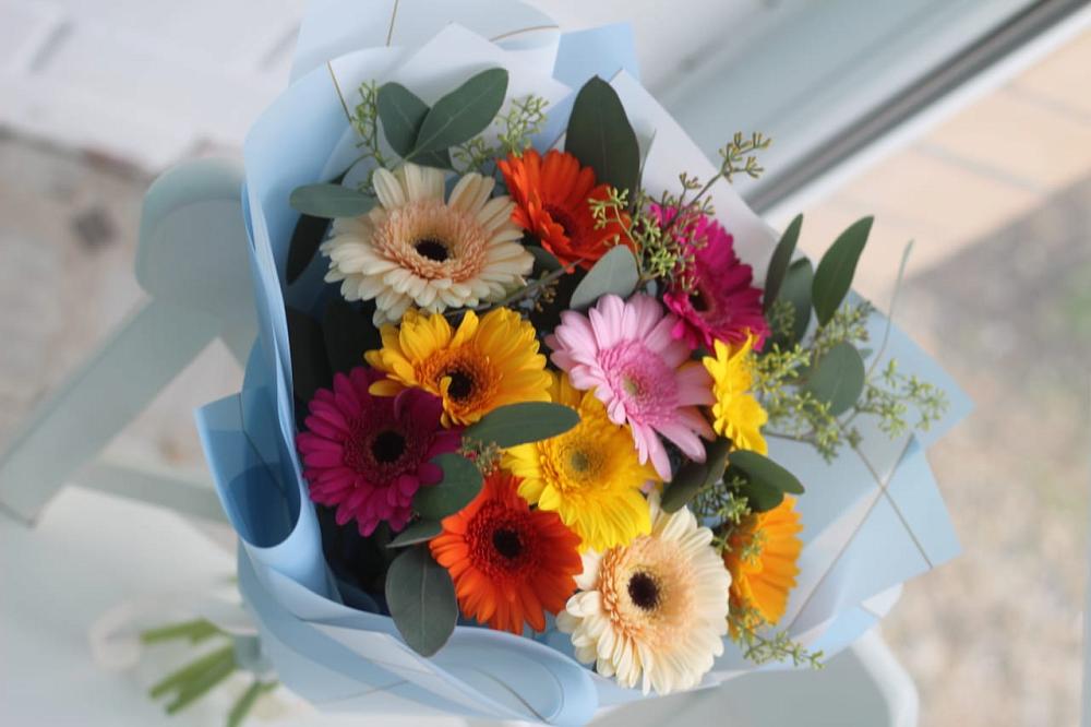 Букет цветов из: Герберы в Центральный