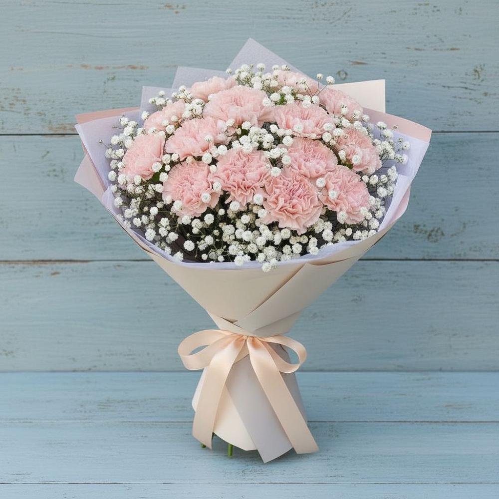 Букет цветов из: Гвоздики в Центральный