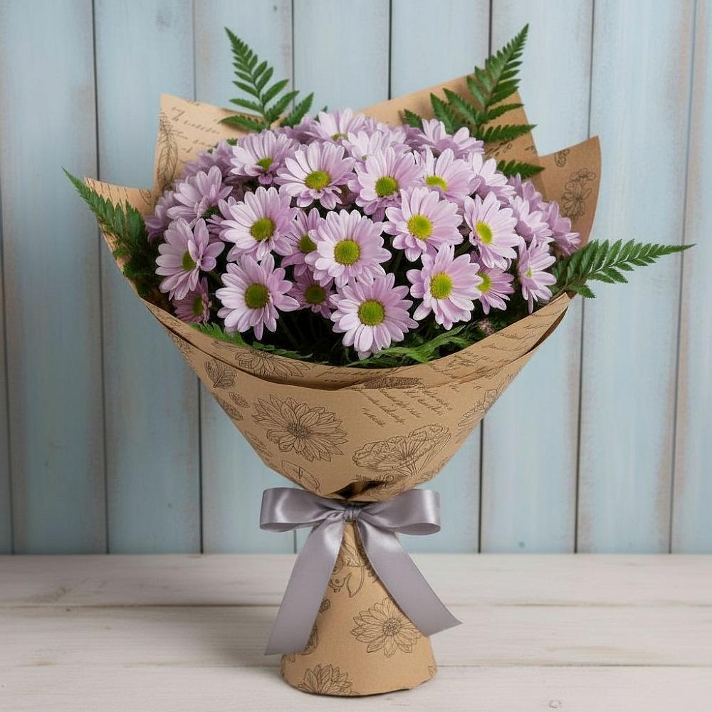 Букет цветов из: Хризантемы в Центральный