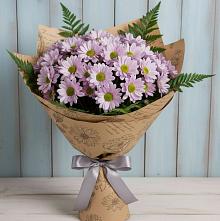 Букет цветов из:  Хризантемы в Центральный