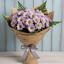 Букет цветов из:  Хризантемы в Центральный