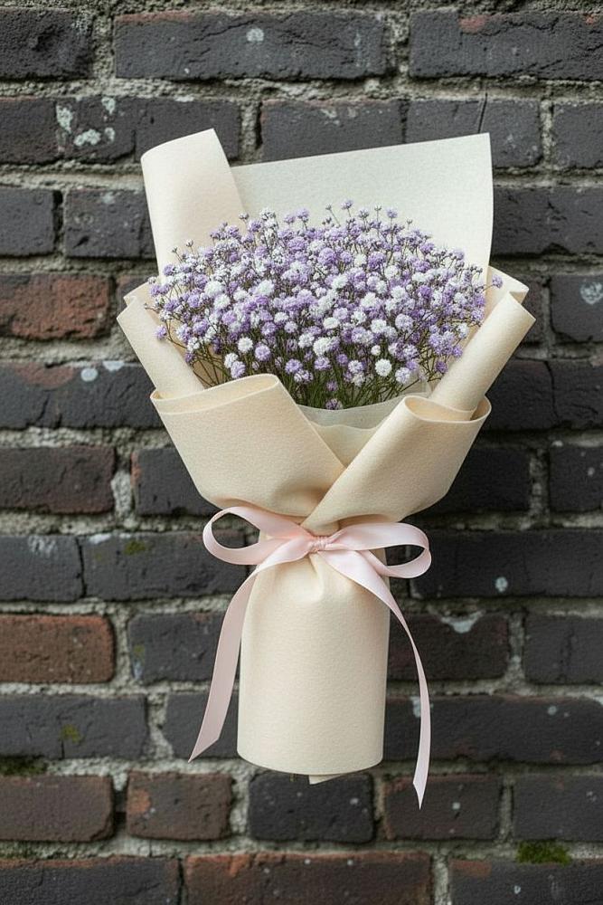 Букет цветов из: Гипсофила в Центральный