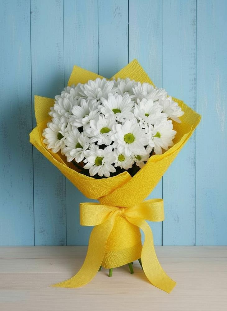 Букет цветов из: Хризантемы в Центральный
