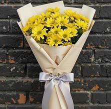 Букет цветов из:  Хризантемы в Центральный