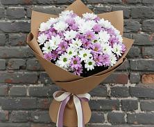 Букет цветов из:  Хризантемы в Центральный