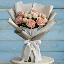 Букет цветов из:  Розы в Центральный