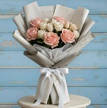 Букет цветов из:  Розы в Центральный