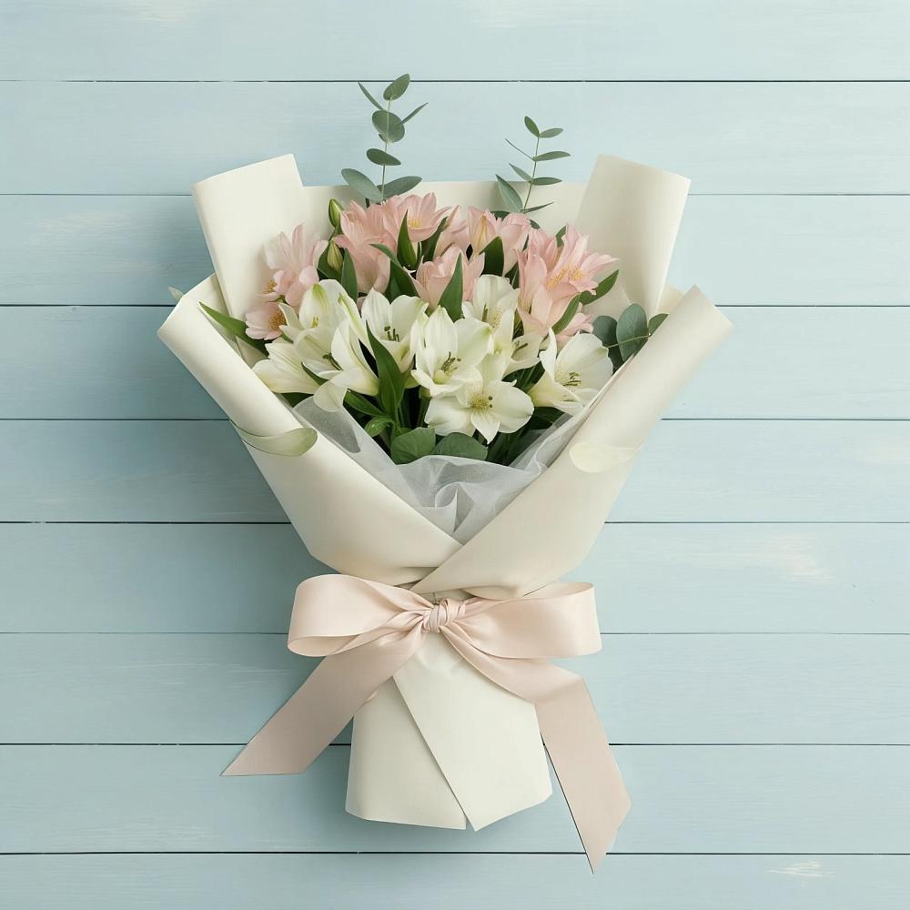 Букет цветов из: Альстромерии в Центральный