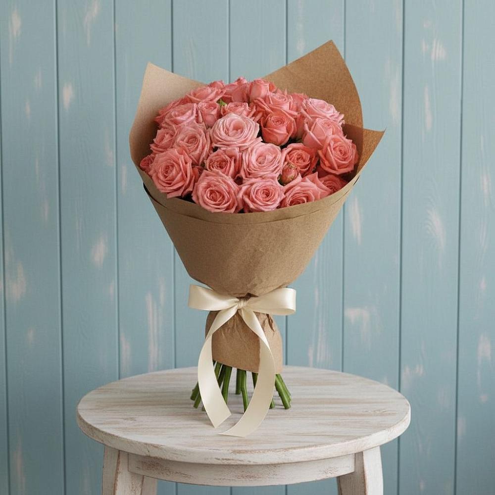 Букет цветов из: Розы в Центральный