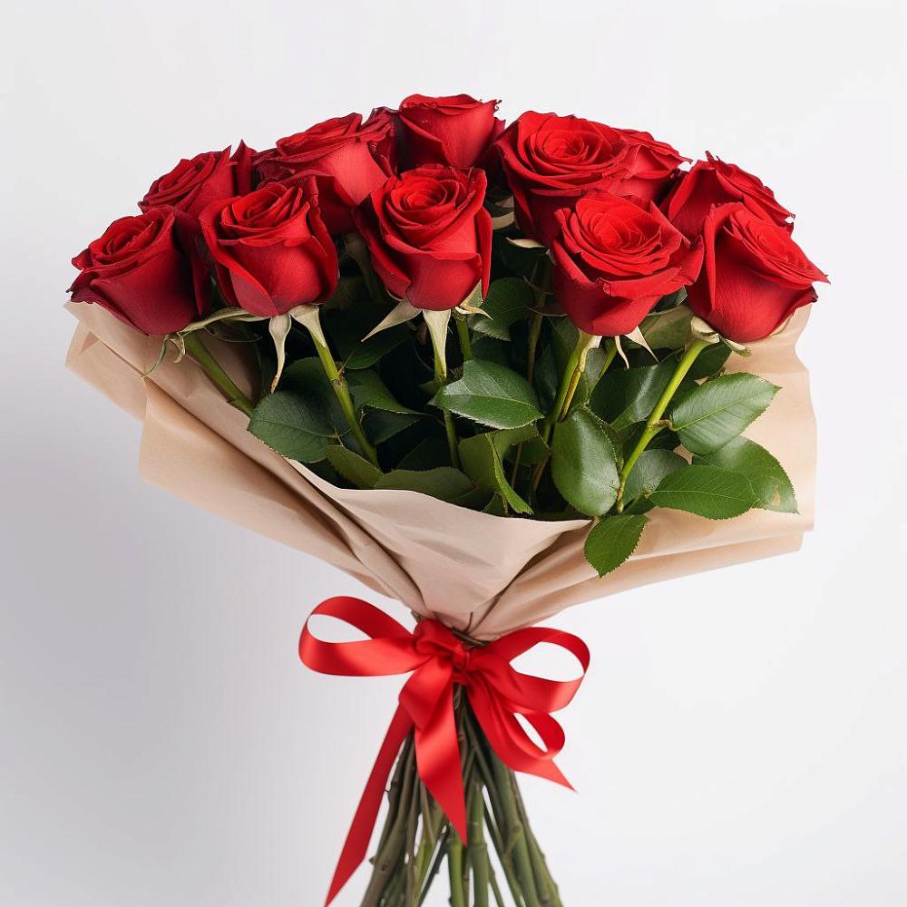 Букет 11 Красных роз Эдлесс Лав в Центральный