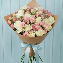 Букет цветов из:  Розы в Центральный